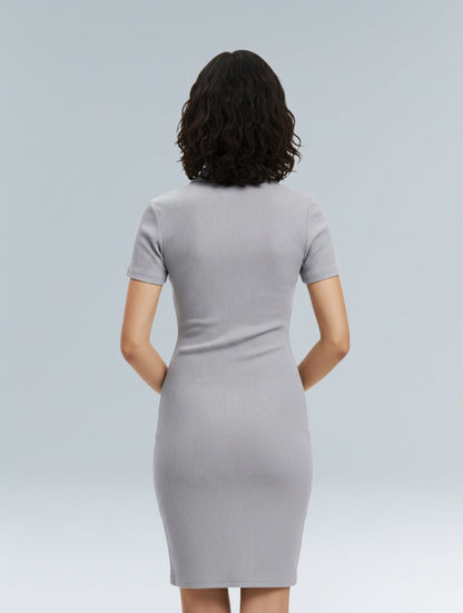 Ribbed Bodycon Mini Dress