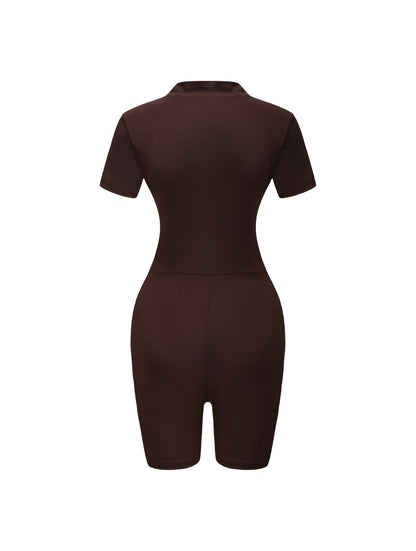 The Yoga Zip Up One Piece