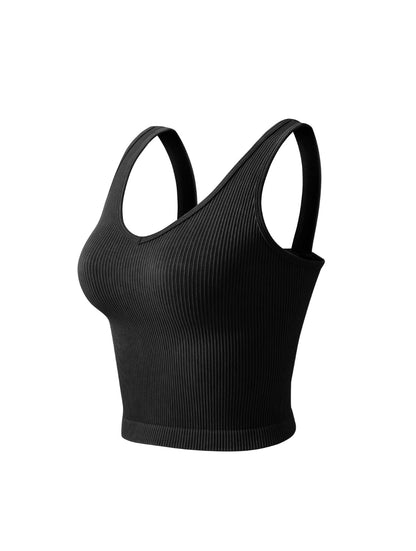 Ribbed Sculpt Crop