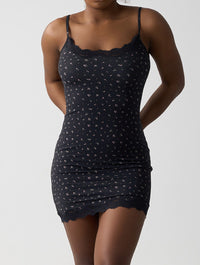 Smooth Lace Black Print