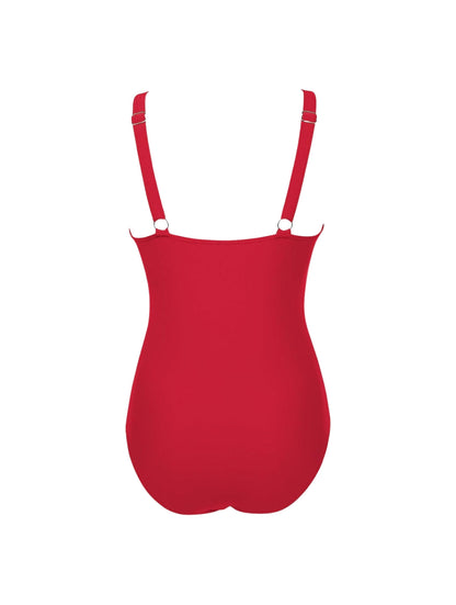The Sculpting V-Neck Mesh Suit