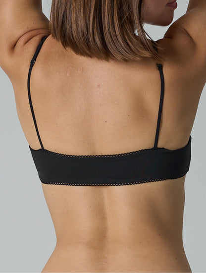 The Smooth Picot Ruched Bralette