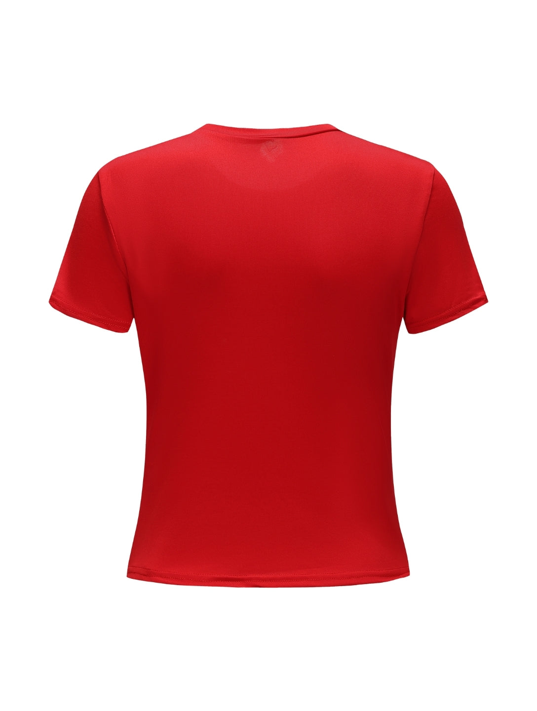 Short Sleeve Crew Neck Top