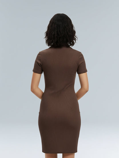Ribbed Bodycon Mini Dress