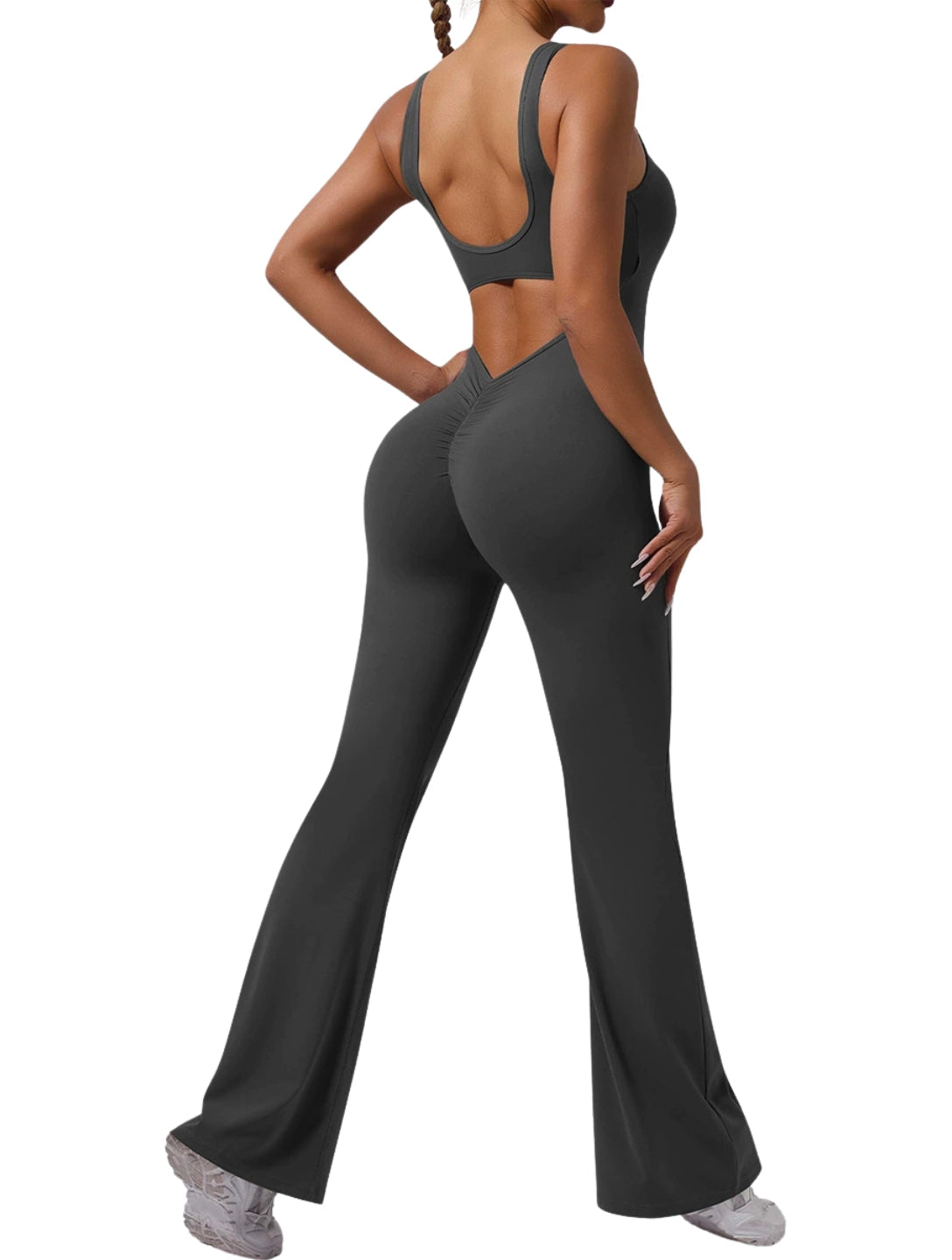 Flared Sports Jumpsuit