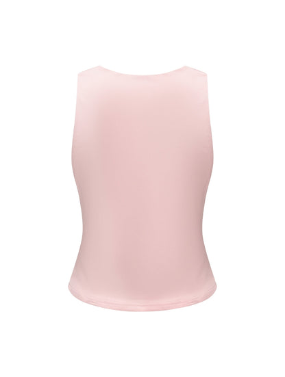 V-Neck Ruched Top
