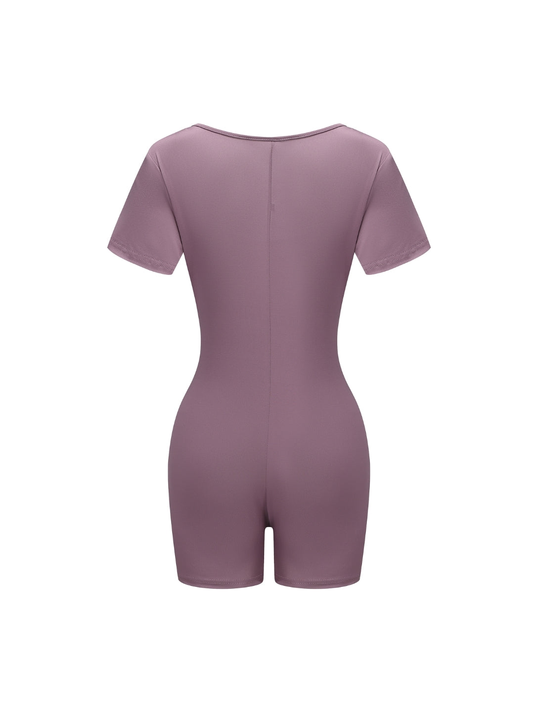 Square Neck Short Sleeve Jumpsuit
