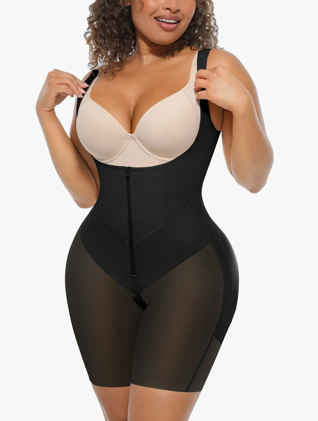 U-Shaped Faja Tummy Control Butt Lift Bodysuit