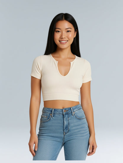 Shape Me Up Crop T-shirt