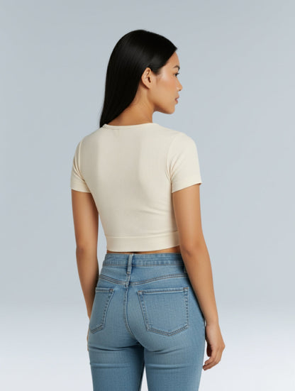 Shape Me Up Crop T-shirt