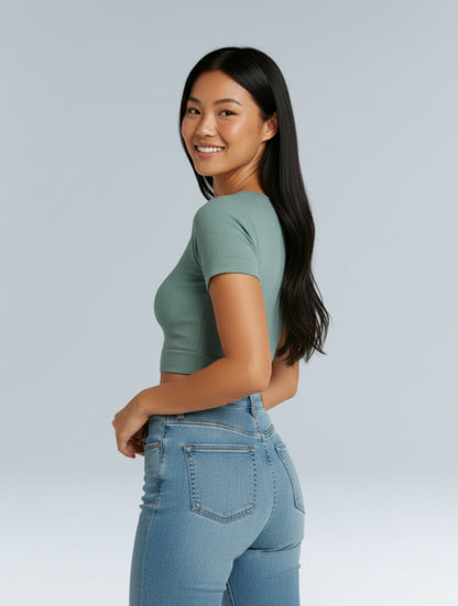Shape Me Up Crop T-shirt