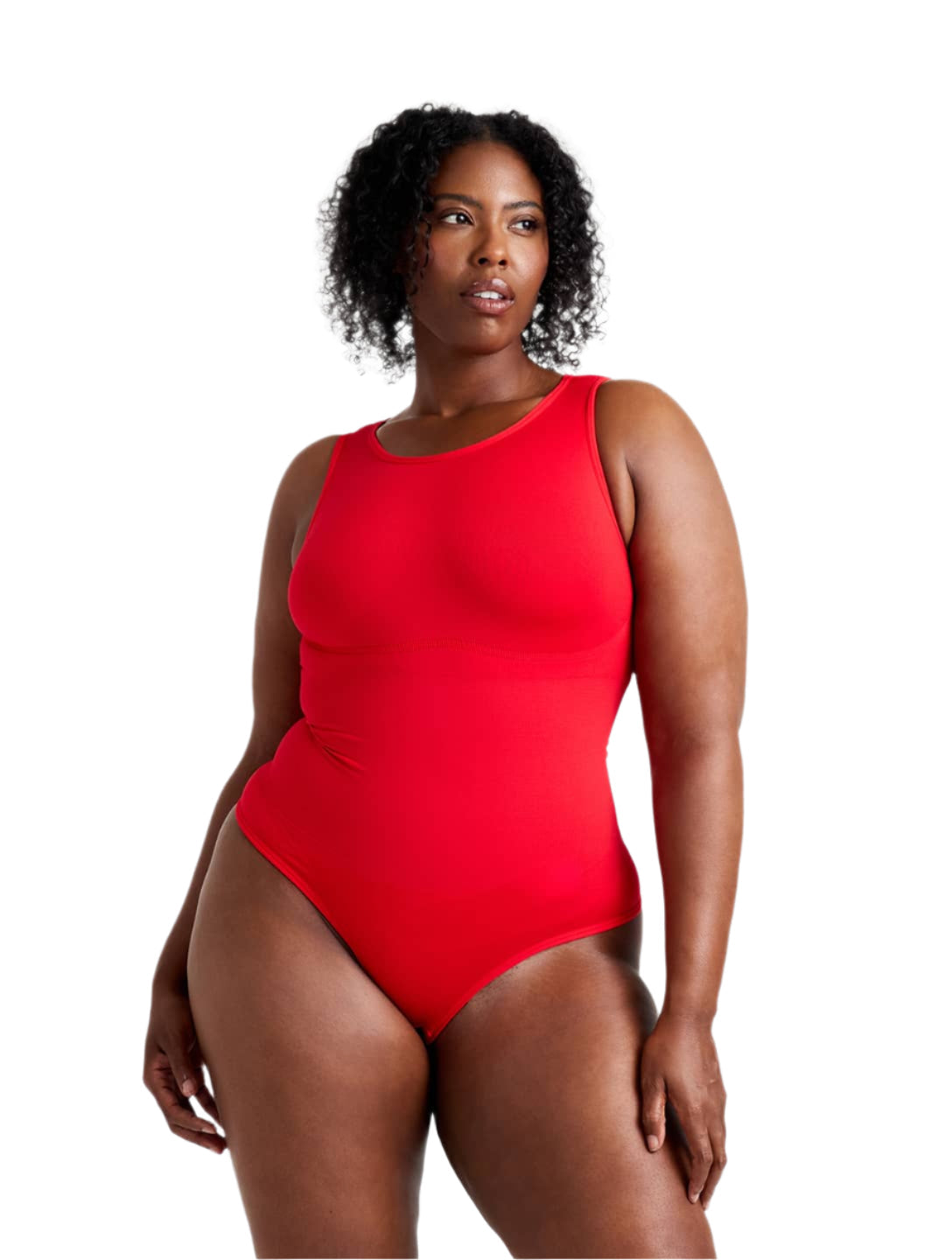 Round Neck Thong Bodysuit