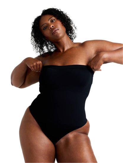 Strapless Thong Bodysuit