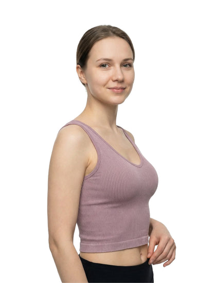 Ribbed Sculpt Crop